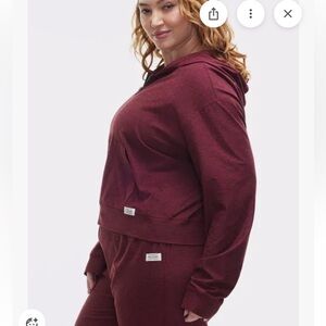 NWT Peloton DreamBlend Full Zip Jacket - Red Grape 3X